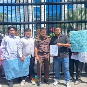 Diduga Kekurangan Volume di Proyek Revitalisasi Kebun Bunga Rp687 Juta, DPW PPM Sumut Gelar Unjuk Rasa