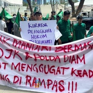 Negara Diduga Rugi Rp82 M, PC HIMMAH Medan Geruduk Bank Mandiri, Tuding Adanya Praktik Mafia Perbankan