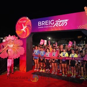 Sebanyak 800 Peserta Meriahkan BREIG Social Run Perdana di Canggu