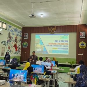 Jelang Hari Kemerdekaan, PLN UIP JBTB Berikan Bantuan Pelatihan Digitalisasi Batik Warisan Budaya di SDN Tunjungsekar 1 Malang