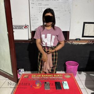 Perempuan Cantik Asal Desa Soro Penjual Shabu Ditangkap Tim Opsnal Polres Dompu