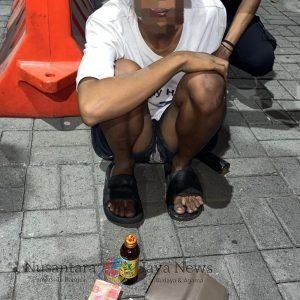 Patroli Dini Hari Kalamunyeng Polres Gresik Gagalkan Balap Liar dan Amankan Terduga Pelaku Narkoba