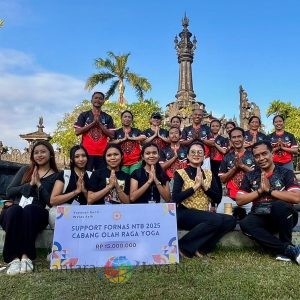 Winie Kaori Support Semangat Juang Atlet Yoga Bali Tak Pernah Pudar, Meski Biaya Terbatas