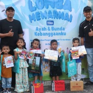 Lomba Mewarnai Jadi Media Edukasi Peran Ayah Bunda untuk Anak”