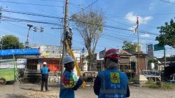 Kolaborasi PLN Icon Plus Jatim dan ULP Kediri Kota, Wujudkan Penataan Infrastruktur Telekomunikasi yang Aman dan Handal