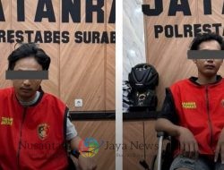 Dua Pelaku Curanmor Ditembak Kakinya oleh Polisi Surabaya Usai Beraksi di Tiga TKP