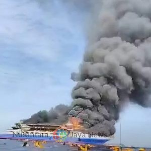 Kebakaran KM Barcelona: Nakhoda Ditetapkan Sebagai Tersangka, 13 ABK Diperiksa Polda Sulut