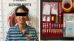 Polres Kediri Kota Amankan Seorang Pemuda Tersangka Pengedar Narkoba