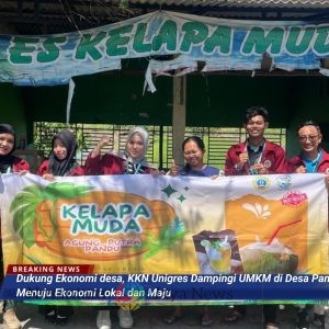 Dukung Ekonomi desa, KKN Unigres Dampingi UMKM di Desa Pandu Menuju Ekonomi Lokal dan Maju
