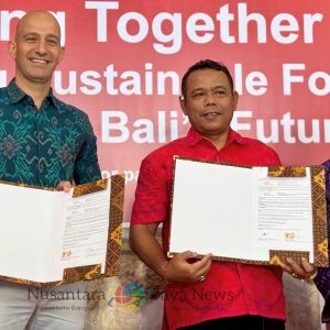 Perumda Dharma Santhika dan Marriot Group International Teken Kerjasama Pangan Berkelanjutan
