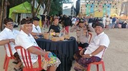 Pembukaan Pesona Budaya Sanur Kauh 2025 Meriah, Bhabinkamtibmas Hadir Amankan Jalannya Acara