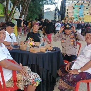 Pembukaan Pesona Budaya Sanur Kauh 2025 Meriah, Bhabinkamtibmas Hadir Amankan Jalannya Acara