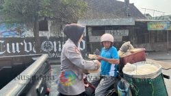 Polwan Polres Pasuruan Berbagi Nasi Kotak dalam Giat Rutin “Jumat Berkah”