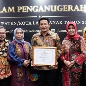 Sidoarjo Raih Penghargaan Kabupaten Layak Anak (KLA) Peringkat Utama Tahun 2025