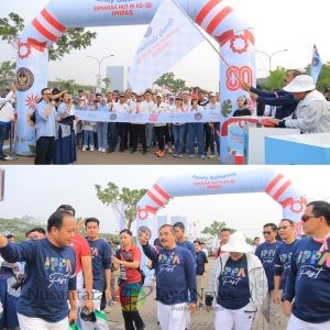 Kakanwil Ditjenpas Jateng Ikut Meriahkan Fun Walk IPPA Fest 2025: Jaga Kesehatan, Eratkan Silaturahmi