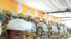 Sinergi TNI-Polri dan Pecalang Amankan Puncak Upacara Pengabenan Massal di Banjar Jaya Maruti, Kintamani