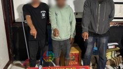 Polisi Amankan Sabu 15.8 Gram,Tiga Tersangka Bersama BB Di Giring Ke Mapolres Dompu