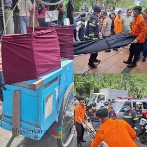 Penjual Dawet Meninggal Mendadak di Jalan Prof. Dr. Moestopo