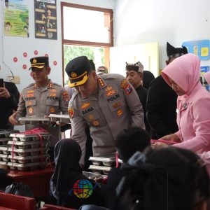 Polresta Banyuwangi Launching SPPG Salurkan Makan Bergizi Gratis 1.218 Siswa di Watukebo