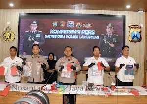 Polres Lamongan Ungkap Kasus Arisan Bodong Pelaku Diamankan Saat Hendak Kabur ke Malaysia