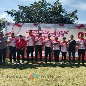 Fun Walk Merah Putih Lanud I Gusti Ngurah Rai Wujud Kebersamaan TNI AU dan Masyarakat