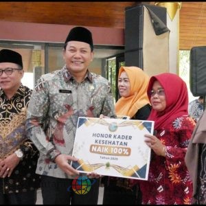 Tekan AKI, AKB, dan Stunting, Bupati Subandi Naikkan Honor Kader Kesehatan 100 Persen