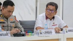 Polda Jatim Ikuti Vicon Kapolri dan Dirut Perum Bulog Bahas Stabilitas Kamtibmas dan Ketersediaan Pangan