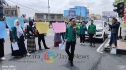 HIMMAH Kota Binjai Gelar Aksi Damai Tuntut Usut Dugaan Penyalahgunaan DBH Sawit 2023 dan Proyek Masjid Al-Qur’an Center