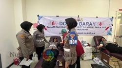 Polwan Polres Pasuruan Gelar Donor Darah Sambut Hari Jadi ke-77 Polwan RI
