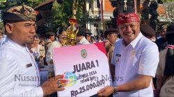 Bupati Mahayastra Serahkan Hadiah Lomba Desa, Posyandu, dan Teknologi Tepat Guna