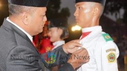 Bupati Mahayastra Kukuhkan Paskibraka Gianyar Tahun 2025