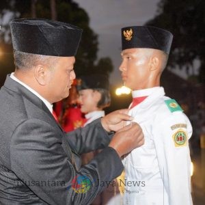 Bupati Mahayastra Kukuhkan Paskibraka Gianyar Tahun 2025