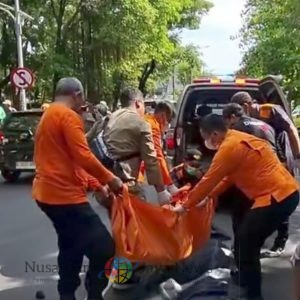 Pengendara Motor Meninggal Dunia Usai Kecelakaan Beruntun di Jalan Raya Bratang Binangun, Surabaya