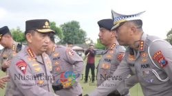 Dirlantas Polda Jatim Dampingi Kapolri dalam Kunjungan Kerja Ketahanan Pangan dan Ground Breaking di Jawa Timur