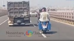 Viral Rombongan Moge Masuk Jalur Mobil di Jembatan Suramadu, Satlantas Polres Bangkalan : Ditilang dan Minta Maaf !