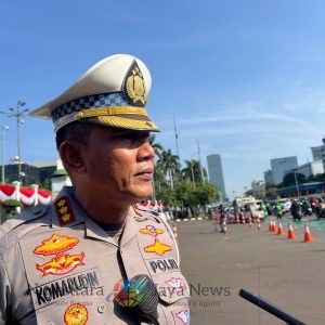Pengamanan Arus Lalin Jelang Sidang Tahunan Berjalan Lancar