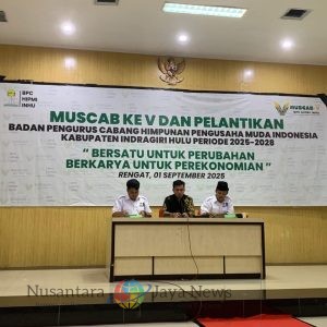 MUSCAB Ke-V dan Pelantikan BPC HIPMI Indragiri Hulu Periode 2025–2028 Sukses digelar