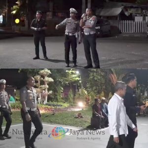 Dirlantas Polda Jatim Dampingi Kapolda Jatim Tinjau Gedung Negara Grahadi Pasca Unjuk Rasa yang Picu Kebakaran