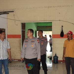 Kapolres Nganjuk Tinjau Progres Pembangunan SPPG di Baron dan Lengkong