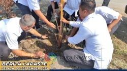 Perkuat Ketahanan Pangan, Lapas Tegal Laksanakan Penanaman Pohon Kelapa Serentak Se Indonesia