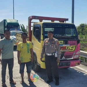 Kurang dari 24 Jam, Satlantas Polres Nganjuk Tangkap Pelaku Tabrak Lari di Exit Tol Begadung