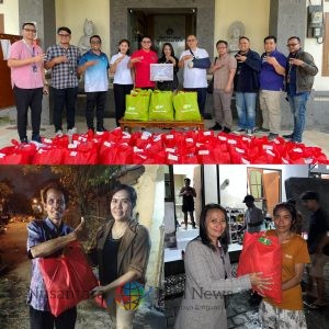 PT Pegadaian Kanwil VII Bali Nusra Serahkan 600 Paket Sembako kepada Korban Banjir di Bali