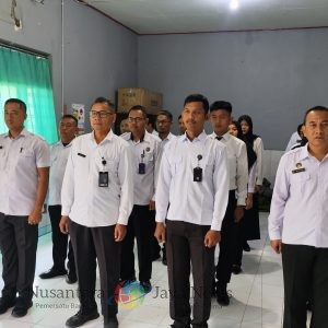 Perkuat Peran ASN Sebagai Perekat Bangsa, Lapas Tegal Ikuti Kegiatan Apel Bersama