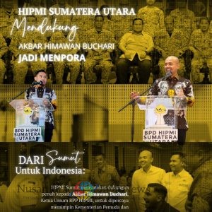 Ketum terpilih HIPMI Sumut Cliffrs: Kami dukung Ketum BPP HIPMI Akbar Himawan Buchari sebagai Menpora