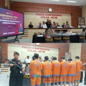 Polda Jatim Ungkap Besar-Besaran Kasus Anarkis di 10 Kota: 997 Orang Diamankan, Kerugian Capai Rp256 Miliar