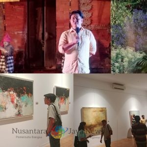 Pameran tunggal Tien Hong Bertemakan Garis Warna dan Ruang Dengan Konsep Harmoni