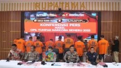 Polres Probolinggo Kota Amankan 10 Tersangka Jaringan Narkoba Dalam Operasi Tumpas Semeru 2025