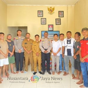 Wujudkan Kamtibmas Perairan dan Pesisir Kondusif, Komandan Kapal XXI Ditpolairud Polda NTB Bersinergi Dengan Karang Taruna Desa Calabai Dompu