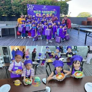 Kids Cooking Class di Premier Place Hotel Surabaya Airport, Anak-Anak Antusias Belajar Membuat Bento dan Pancake