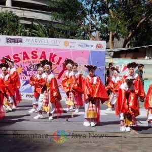 SMP Muhammadiyah 1 Surabaya Ikuti Lomba Tari Jepang Yosakoi di Marvell City
